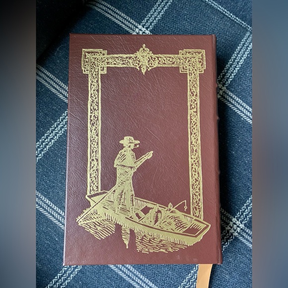 EUC ADVENTURES OF HUCKLEBERRY FINN,MARK TWAIN LEATHER BOUND,1994 EASTON PRESS - Picture 7 of 8